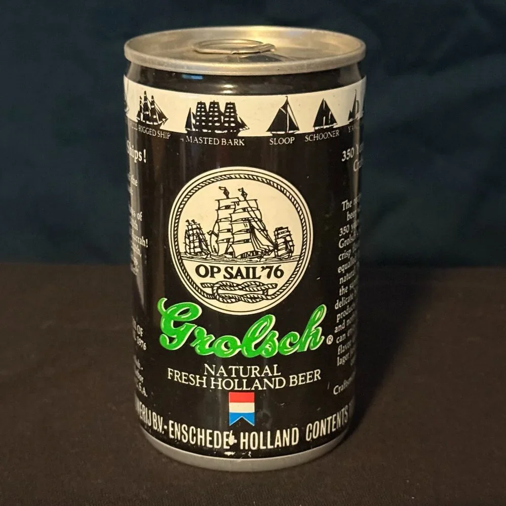 Grolsch vintage beer can